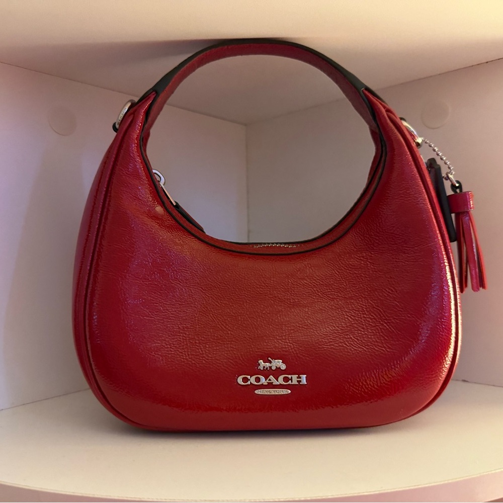 Coach Carmen Mini Crossbody Red Leather Women's Bag